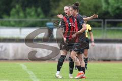 2. Bundesliga Frauen - Saison 2024/25 - FC Ingolstadt 04 Frauen - FSV Gütersloh - Der 1:1 Ausgleichtreffer durch Emma Kusch (Nr.9 - FCI Frauen) - jubel - XXXXX - Foto: Meyer Jürgen