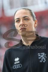 3. Liga; Rot-Weiss Essen - FC Ingolstadt 04; vor dem Spiel Cheftrainerin Sabrina Wittmann (FCI)