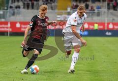 2.BL; SV Sandhausen - FC Ingolstadt 04 - Christian Gebauer (22, FCI) Zhirov Aleksandr (2 SVS)