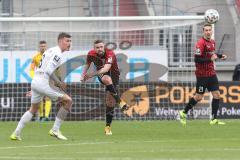 3. Liga - Fußball - FC Ingolstadt 04 - SV Meppen - Flanke, Marc Stendera (10, FCI) Andermatt Nicolas (6  Meppen)