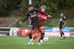 Kreisliga - Saison 2026/27- SV Zuchering - Türkisch SV Ingolstadt - Akif Abasikeles schwarz Türkisch - Leopold Fröhlich rot Zuchering  - Foto: Meyer Jürgen