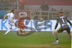 3. Liga; FC Ingolstadt 04 - MSV Duisburg; Torchance verpasst Emilio Kehrer (44, FCI) Bitter Joshua (29 MSV) Torwart Braune Maximilian (1 MSV)