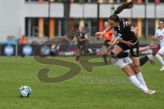 2. Bundesliga Frauen - Saison 2023/24 - FC Ingolstadt 04 Frauen - Turbine Potsdam - Melike Pekel (Nr.38 - FCI) - Kuznezov Irena weiss Potsdam - Foto: Meyer Jürgen