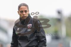 Toto-Pokal; SV Wacker Burghausen - FC Ingolstadt 04; vor dem Spiel Cheftrainerin Sabrina Wittmann (FCI)
