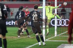 3. Liga; FC Ingolstadt 04 - SC Verl; Tor Jubel Treffer Anschlusstreffer 1:2 Jasper Maljojoki (23, FCI) Torwart Schulze Philipp (1 Verl) Ens Martin (5 Verl) Otto Yari (28 Verl)