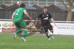 Bezirksliga - Saison 2024/25- TSV Gaimersheim - FC Gerolfing - Denis Janjic (Nr.31 - TSV Gaimersheim) - Bastian Heigl (Nr.2 - FC Gerolfing) - Foto: Meyer Jürgen