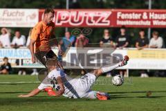 Toto-Pokal; SV Hutthurm - FC Ingolstadt 04; Zweikampf Kampf um den Ball Jannik Mause (7, FCI) Johannes Krückl (23 SVH)