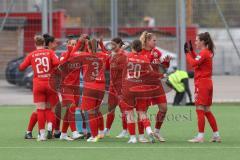 2. Bundesliga Frauen - Saison 2023/24 - FC Ingolstadt 04 Frauen - FC Carl Zeiss Jena - Die Mannschaft motiviert sich vor dem Spiel -  - XXXXX - Foto: Meyer Jürgen