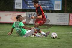 Kreisliga- Saison Saison 2026/27 -  Marius Magdic rot Kasing - Enes Pala grün Fatih - Foto: Meyer Jürgen
