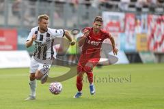 Toto Pokal; FC Memmingen - FC Ingolstadt 04, 2. Runde; Zweikampf Kampf um den Ball Yannick Deichmann (20, FCI)