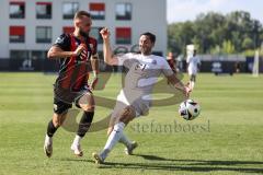 Testspiel ; 3. Liga; FC Ingolstadt 04 - VfR Mannheim; David Kopacz (29, FCI) Zweikampf Kampf um den Ball