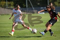 2. Bundesliga Frauen - Saison 2026/27  - FC Ingolstadt 04 Frauen - 1. FC Köln II - Mara Winter (Nr.2 - FCI Frauen) - Hofmann Paula weiss Köln  - Foto: Meyer Jürgen