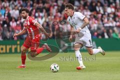 3. Liga; Energie Cottbus - FC Ingolstadt 04; Tim Heike (9, FCI) Pelivan Dominik (5 EC)