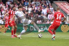 3. Liga; Energie Cottbus - FC Ingolstadt 04; Tim Heike (9, FCI) Hasse Tobias (14 EC)