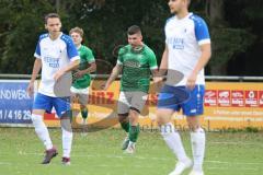Toto-Pokal - Saison 2023/2024 - FC Gerolfing - TSV Rohrbach - Der 1:0 Führungstreffer durch Raymond Kreizer
 grün Gerolfing - jubel -  Foto: Meyer Jürgen