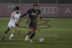 Freundschaftsspiel - Bayernliga Süd - Saison 2022/2023 - FC Ingolstadt 04 - ATSV Erlangen   - Edison Mazreku (Nr.11 - FCI II) - Ayvaz Burak weiss Erlangen - Foto: Meyer Jürgen