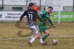 Bezirksliga - Saison 2024/25 - FC Gerolfing - FC Fatih Ingolstadt - Flaur Bashota (Nr.23 - FC Gerolfing) - Roin Koblianidze (Nr.11 - FC Fatih) - Foto: Meyer Jürgen