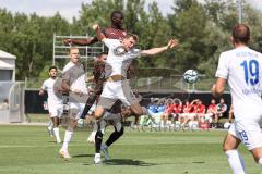 3. Liga; Testspiel; FC Ingolstadt 04 - FC Heidenheim; Zweikampf Kampf um den Ball Daouda Beleme (9, FCI) Siersleben Tim (FCH)