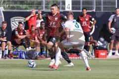 3. Liga; Testspiel; FC Ingolstadt 04 - FC Heidenheim; Felix Keidel (43, FCI) Schöppner Jan (FCH)