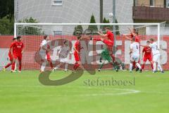 Bayernliga Süd - Saison 2021/2022 - FC Ingolstadt 04 II - Trslic Luca (#24 FCI) - Zech Ludwig Torwart (#40 FCI) -  - Foto: Meyer Jürgen