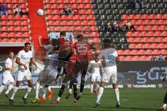 3.Liga - Saison 2022/2023 - FC Ingolstadt 04 -  SV Meppen - Patrick Schmidt (Nr.9 - FCI) - Arian Llugiqi (Nr.25 - FCI) - Foto: Meyer Jürgen