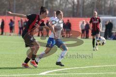 2. Bundesliga Frauen - Saison 2024/25 - FC Ingolstadt 04 Frauen - SC Sand - Emma Kusch (Nr.9 - FCI Frauen) - Klotz Sarah weiss Sand - Foto: Meyer Jürgen