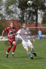 Kreisklasse - Saison 2023/24 - SV Stammham - SV Buxheim-  - Tobias Schmidt weiss Buxheim - Timo Weber rot Stammham - Foto: Meyer Jürgen