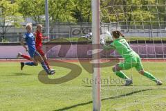 2. Frauen-Bundesliga Süd - Saison 2020/2021 - FC Ingolstadt 04 - SG 1899 Hoffenheim II - Reischmann Stefanie (#21 FCI) - Dick Laura Torwart Hoffenheim  - Foto: Meyer Jürgen