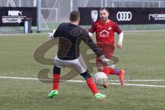 AUDI - Schanzer Amateurcup 2023 - Vorrunde - SV Walpertskirchen - SV Zuchering - Der 1:4 Treffer durch Patrick Weiher rot Zuchering - jubel - Stefan Gröppmaier Torwart Walpertskirchen - Foto: Meyer Jürgen