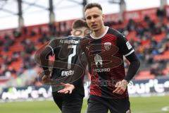 2.BL; FC Ingolstadt 04 - FC ST. Pauli; Eckball, Dominik Franke (3 FCI) Dennis Eckert Ayensa (7, FCI)