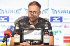 3. Liga; FC Hansa Rostock - FC Ingolstadt 04; Interview Pressekonferenz Cheftrainer Daniel Brinkmann (HR)
