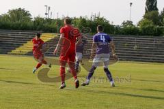 Bayernliga Süd - Saison 2021/2022 - FC Ingolstadt 04 II - Schwaben Augsburg -  1:0 Treffer durch Senger Michael (#21 FCI) - jubel -  Foto: Meyer Jürgen