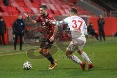 3. Liga - FC Ingolstadt 04 - Türkgücü München - Marc Stendera (10, FCI) Gorzel Nico (37 Türkgücü)