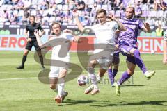 Relegation 2 - VfL Osnabrück - FC Ingolstadt 04 - Marcel Gaus (19, FCI) Dennis Eckert Ayensa (7, FCI) Heider Marc (20 VfL)
