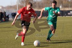 Bayernliga Nord - Saison 2023/24 - FC Ingolstadt 04 II - TSV Neudrossenfeld - Fabio Riedl (Nr.24 - FCI) - Seiter Mikel grün Neudrossenfeld - Foto: Meyer Jürgen