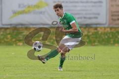 2023_10_28 - Kreisliga - Saison 2023/24 - SV Menning - FC Gerolfing  - Simon Gider grün Gerolfing - XXXXX - Foto: Meyer Jürgen