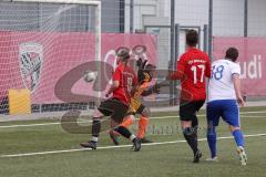 AUDI - Schanzer Amateur Cup 2023 - Finale - TSV Hohenwart - FC Mindelstetten - 5:3 - Der 1:1 Ausgleichstreffer durch Marcel Kappelmaier weiss Mindelstetten - jubel - Maximilian Ziegler Torwart Hohenwart - Maximilian Mitterhuber #17 rot Hohenwart - Tobias 