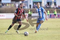 Toto-Pokal; FV Illertissen - FC Ingolstadt 04; Yannick Deichmann (20, FCI) Fundel Nico (19 FVI)