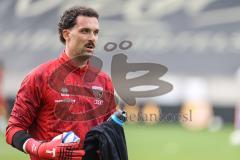 3. Liga; 1. FC Saarbrücken - FC Ingolstadt 04; vor dem Spiel Torwart Kai Eisele (25, FCI)