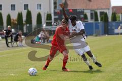 Bayernliga Nord - Saison 2023/24 - FC Ingolstadt 04 II - TSV Abtswind - Mario Götzendorfer (Nr.23 - FCI) - Tuda Jayson weiss Abtswind - Foto: Meyer Jürgen