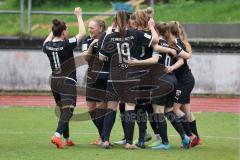 2. Fußball-Liga - Frauen - Saison 2022/2023 - FC Ingolstadt 04 - FFC Turbine Potsdam II - Der 1:0 Führungstreffer durch Samantha Stiglmair (Nr.27 - FCI Frauen) - jubel - Foto: Meyer Jürgen