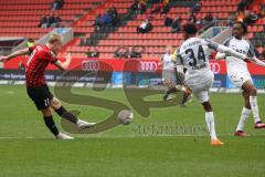 3.Liga - Saison 2022/2023 - FC Ingolstadt 04 -  - FC Freiburg II - Tobias Bech (Nr.11 - FCI) - Foto: Meyer Jürgen