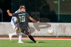 Bezirksliga - Saison 2022/2023 - FC Fatih Ingolstadt - SV Manching  - Der 0:1 Führungstreffer durch Porfyriadis Anastasios (Nr.19 - SV Manching) - Jubel - Foto: Meyer Jürgen