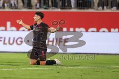3. Liga; TSV Havelse - FC Ingolstadt 04; beschwert sich Mads Borchers (9, FCI) am Boden nach Foul