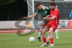 Bezirksliga - Saison 2022/2023 - FC Fatih Ingolstadt - VSST Günzelhofen - Kevin Roth grün Günzelhofen - Roin Koblianidze rot Fatih - Foto: Meyer Jürgen