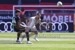 3. Liga; FC Ingolstadt 04 - Hannover 96 II; Wallner Lukas (44 H96) Pascal Testroet (37, FCI)