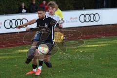 Kreisliga - Saison 2023/2024 - FC Fatih Ingolstadt - TSV Münchsmünster - Erdogan Nasufaj schwarz Fatih -  - Silas Wisser grau Münchsmünster - Foto: Meyer Jürgen