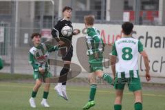 Landesliga Bayern - U17 - B-Junioren - Saison 2022/2023 - FC Ingolstadt 04 II - SV Schalding - Heining  - Dittrich Dominic schwaz FCI - Foto: Meyer Jürgen