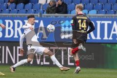 3. Liga; SV Wehen Wiesbaden - FC Ingolstadt 04; Arian Llugiqi (25, FCI) Brumme Lucas (14 SVW)