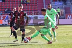 2.BL; FC Ingolstadt 04 - SV Sandhausen; Valmir Sulejmani (33, FCI) Okoroji Chima (36 SVS) Berko Erich (11 SVS)